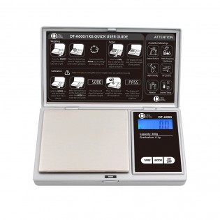 DT A600 SILVER -  0.1G POCKET SCALE